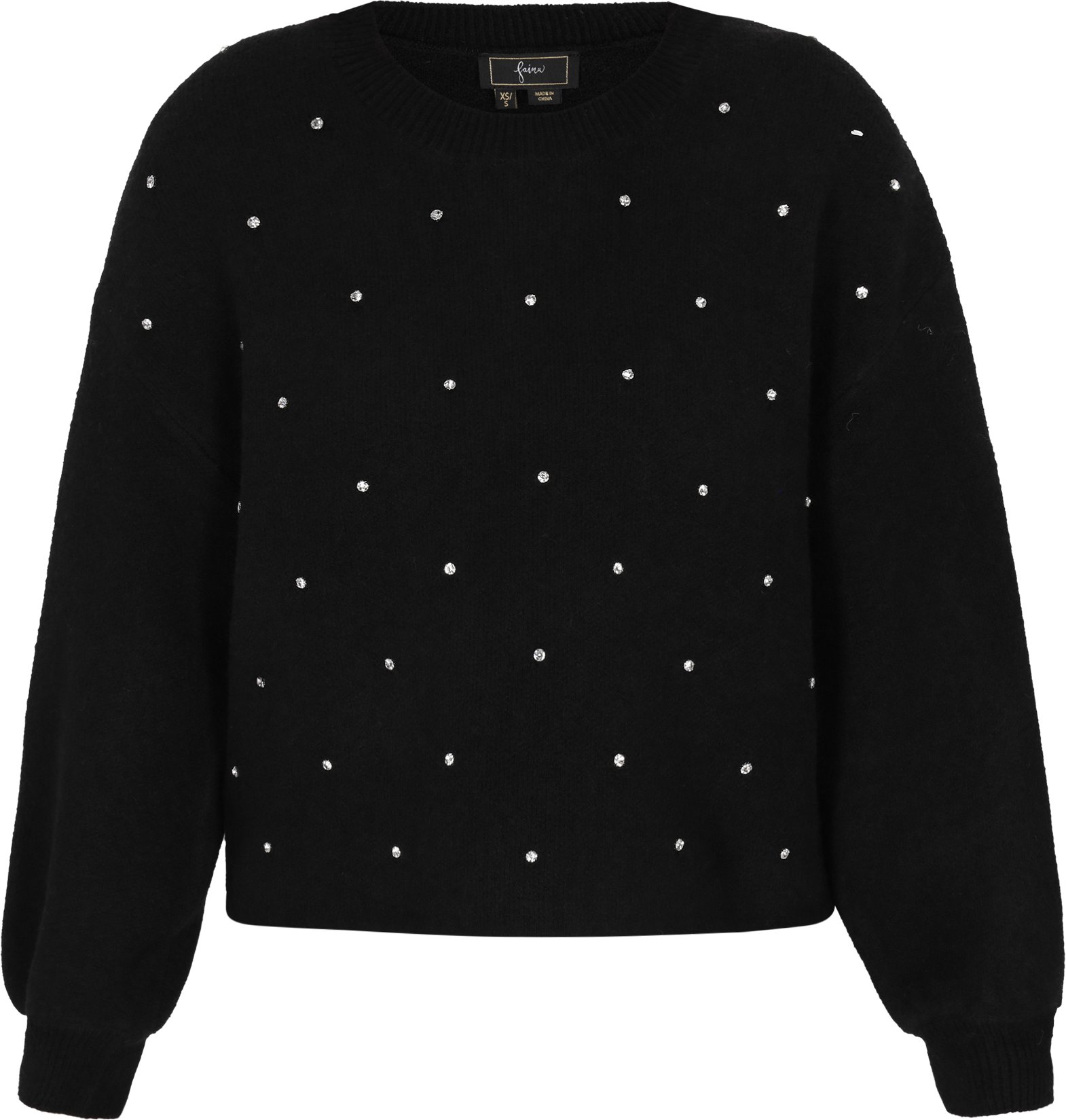 Faina Pullover Frauen Schwarz