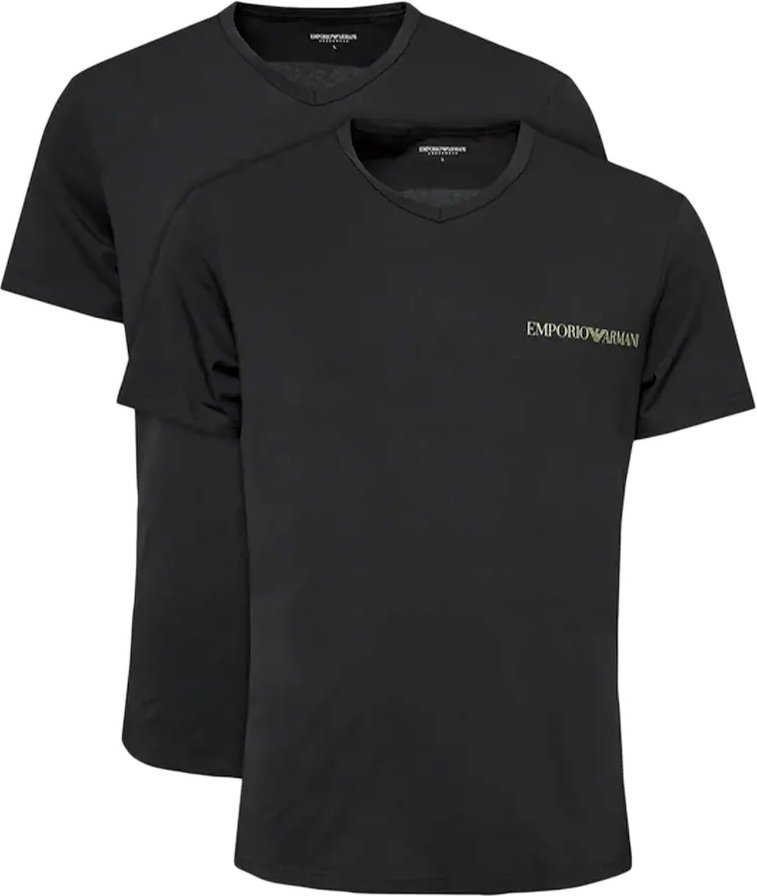 T-Shirt Emporio Armani Herren Pack x2 Rundhalsausschnitt