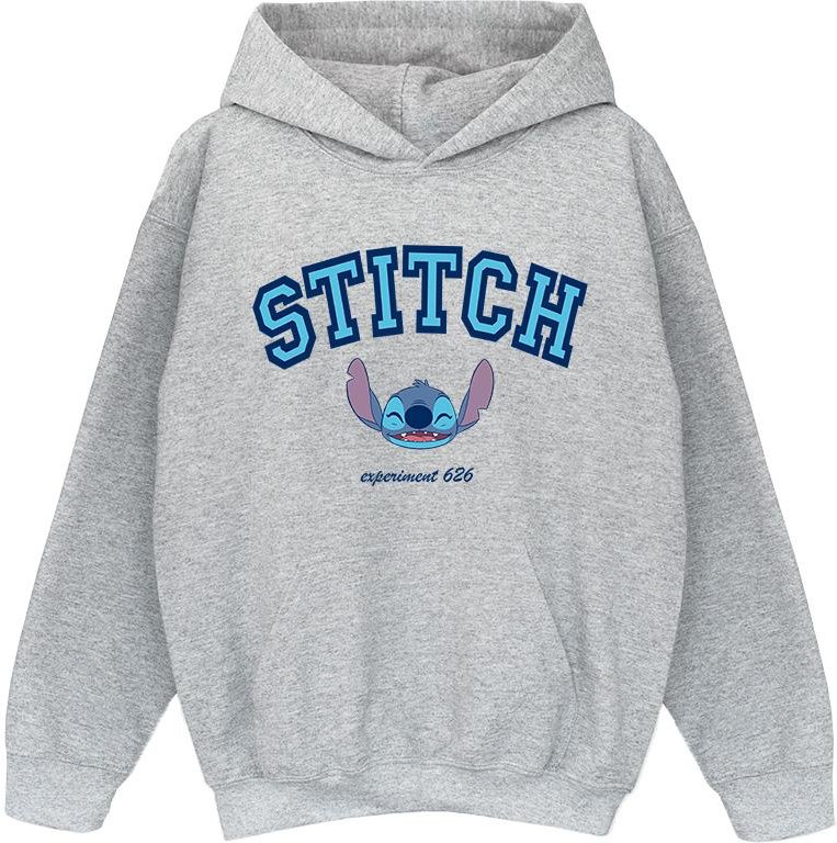 Disney Mädchen Lilo & Stitch Kollegialer Hoodie (Sport Grau)