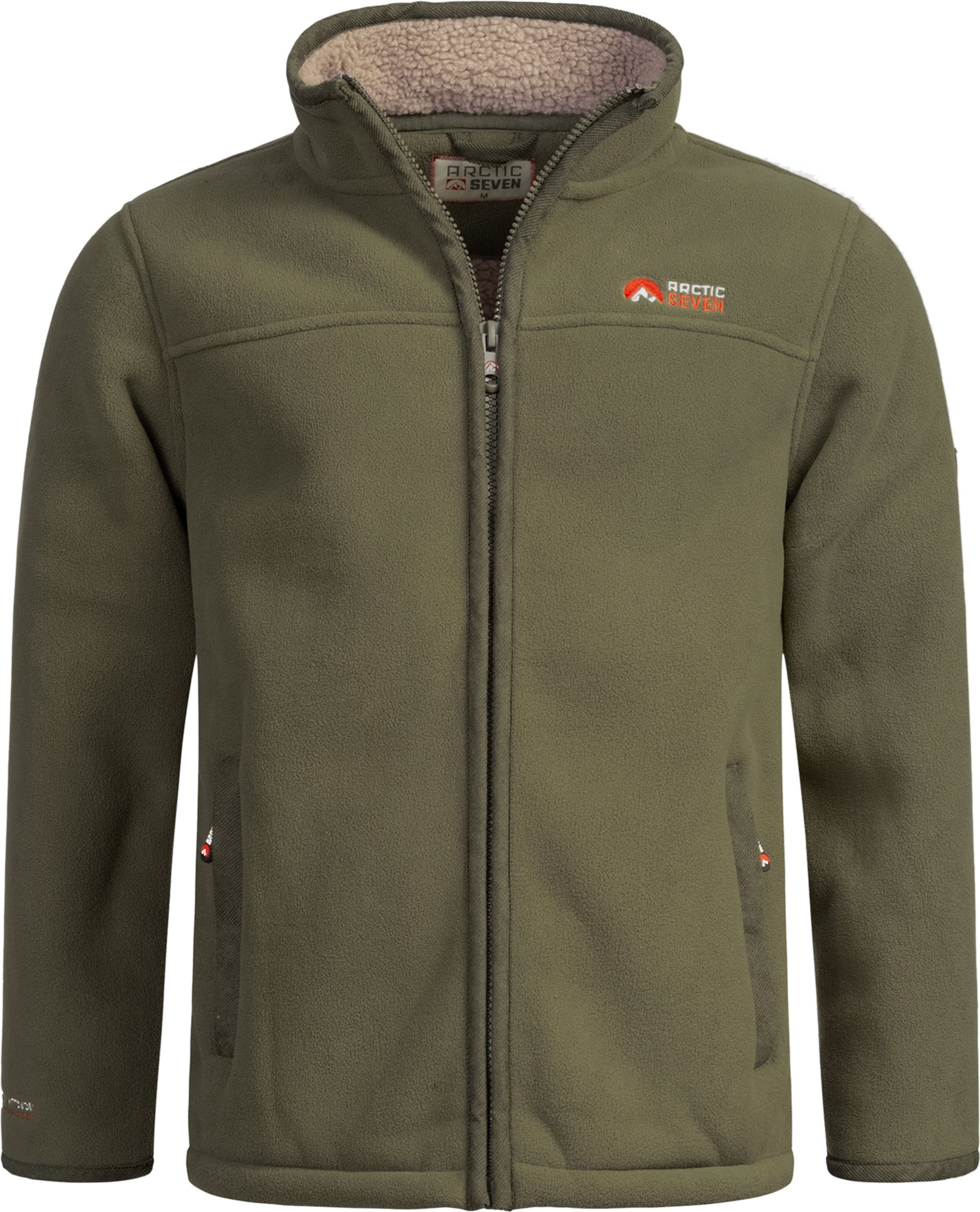 Arctic Seven Herren Fleece Jacke – Olive