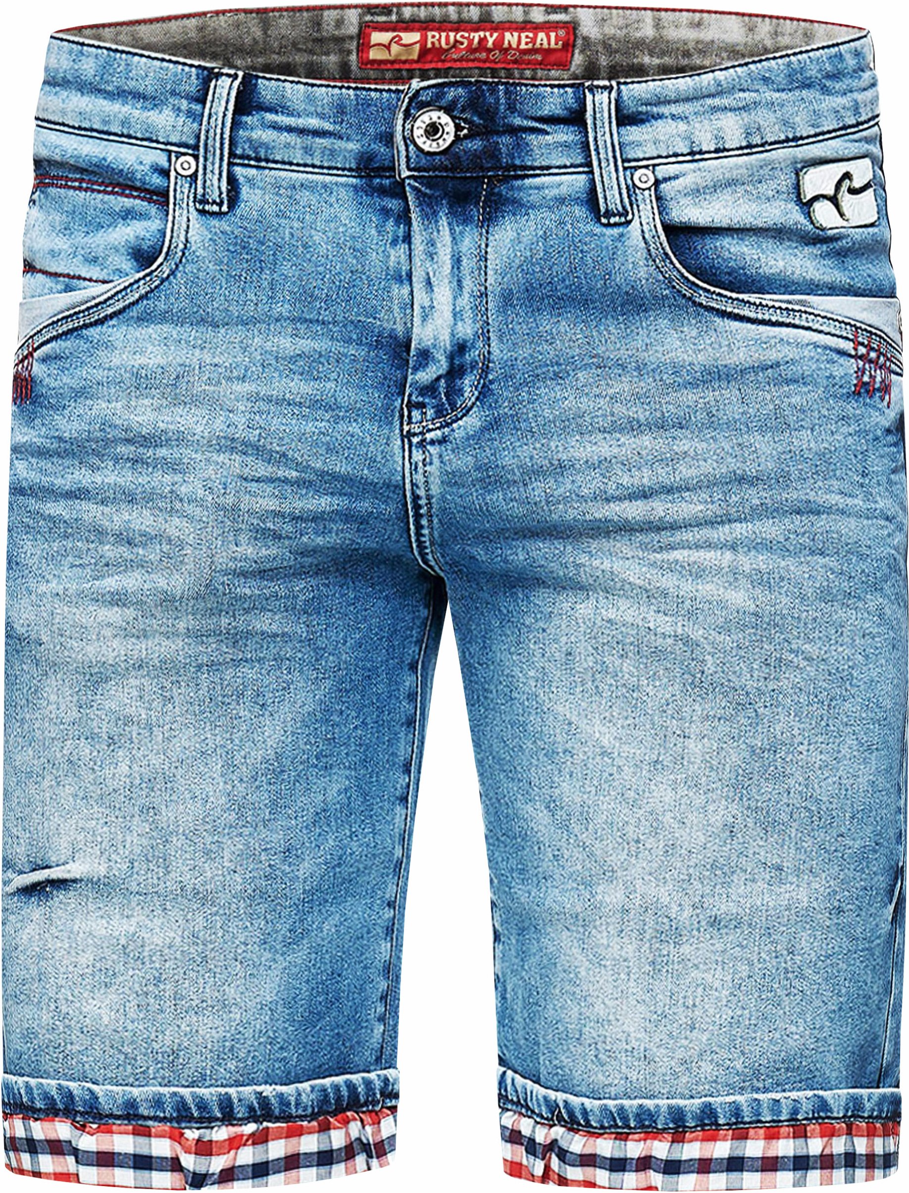 Thumbnail - Light Blue Used "NOXON" Bermuda Jeans Shorts