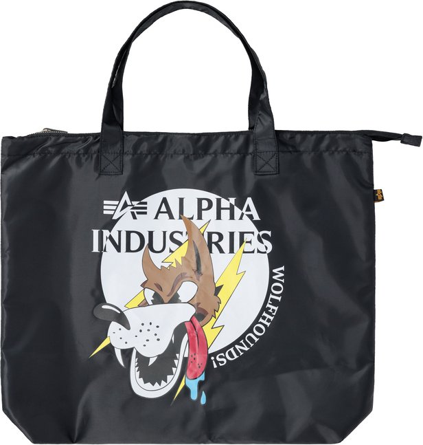 Wolfhounds Reißverschluss-Shopper-Tasche