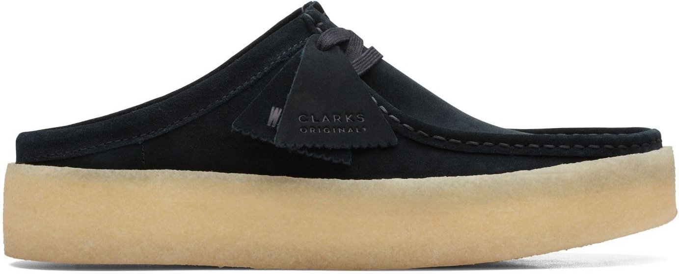 Thumbnail - Clarks - Herren Bootsschuhe "Wallabee", Wildleder (Schwarz)