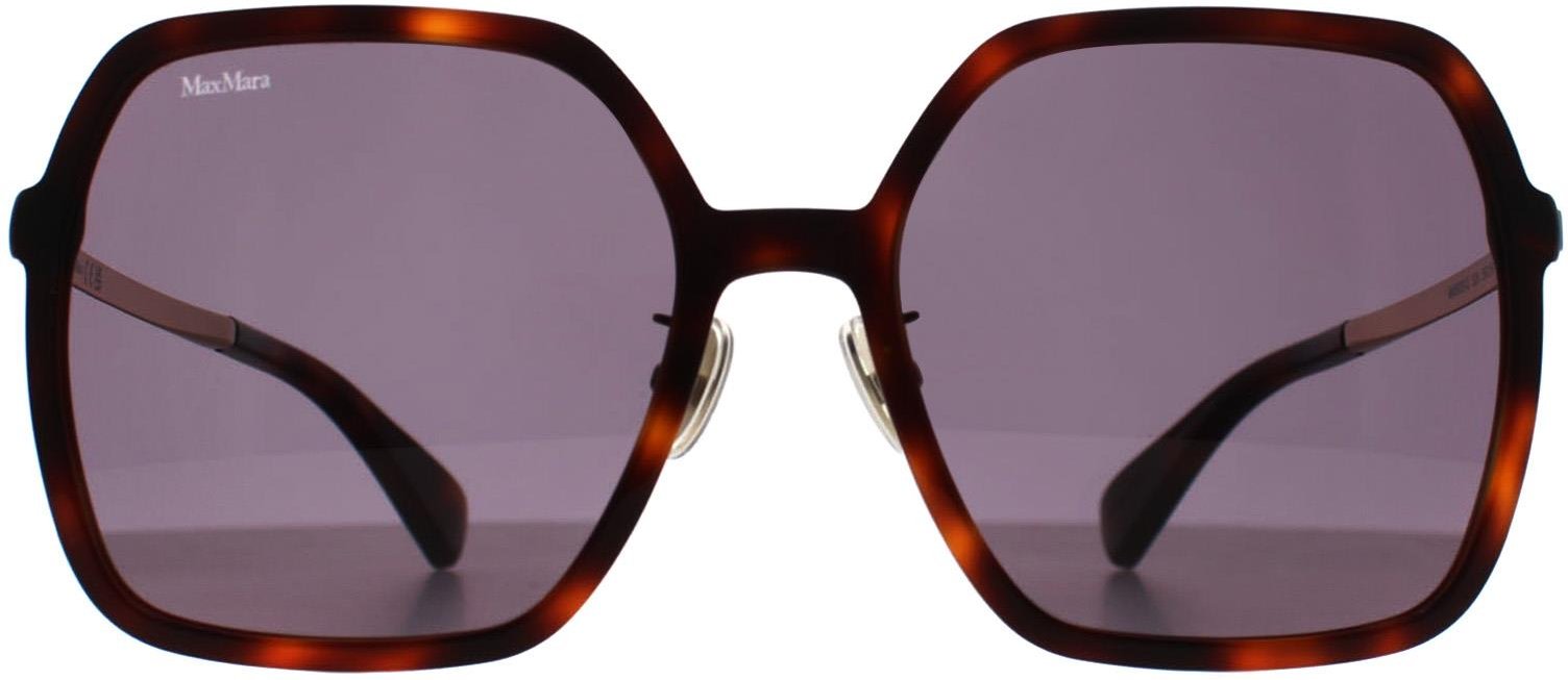 Max Mara Square Womens Dark Havana Rauch Grau MM0059-D