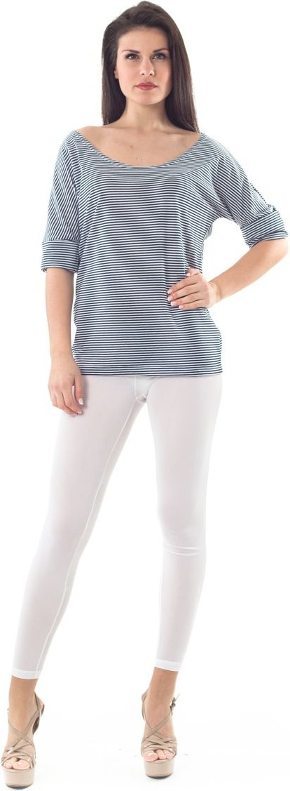 Gestreiftes schulterfreies Top