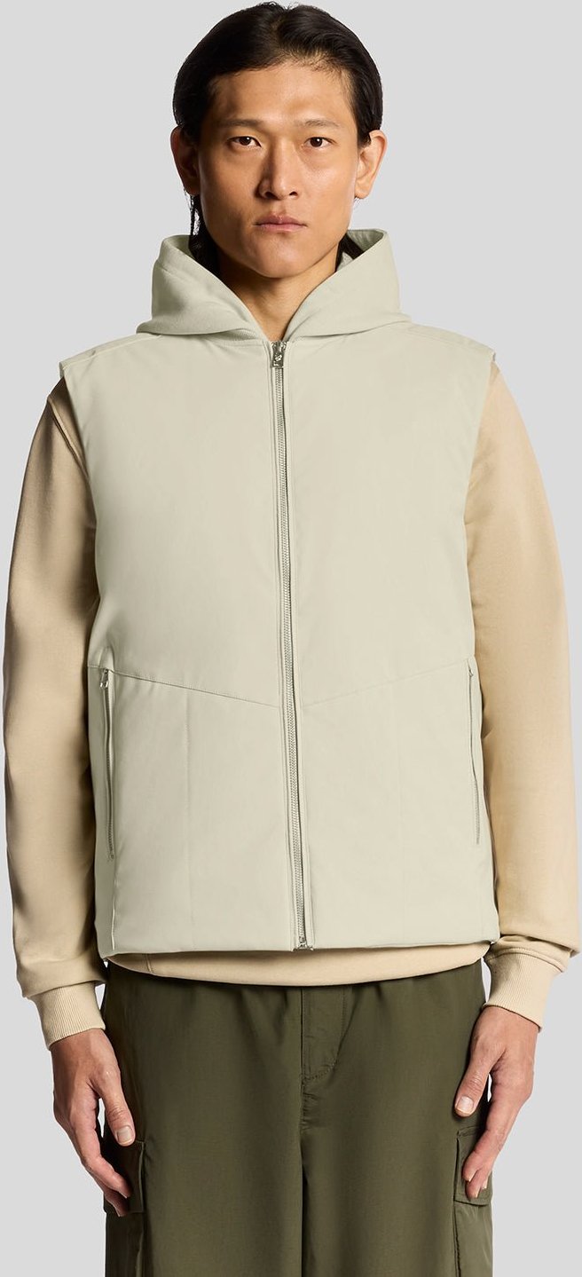 Lyle & Scott wasserabweisende, isolierte Weste – Grau