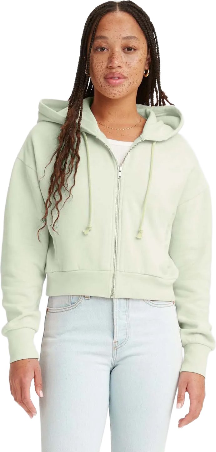 Levis - Hoodie mit durchgehendem Reißverschluss für Damen (Grün)