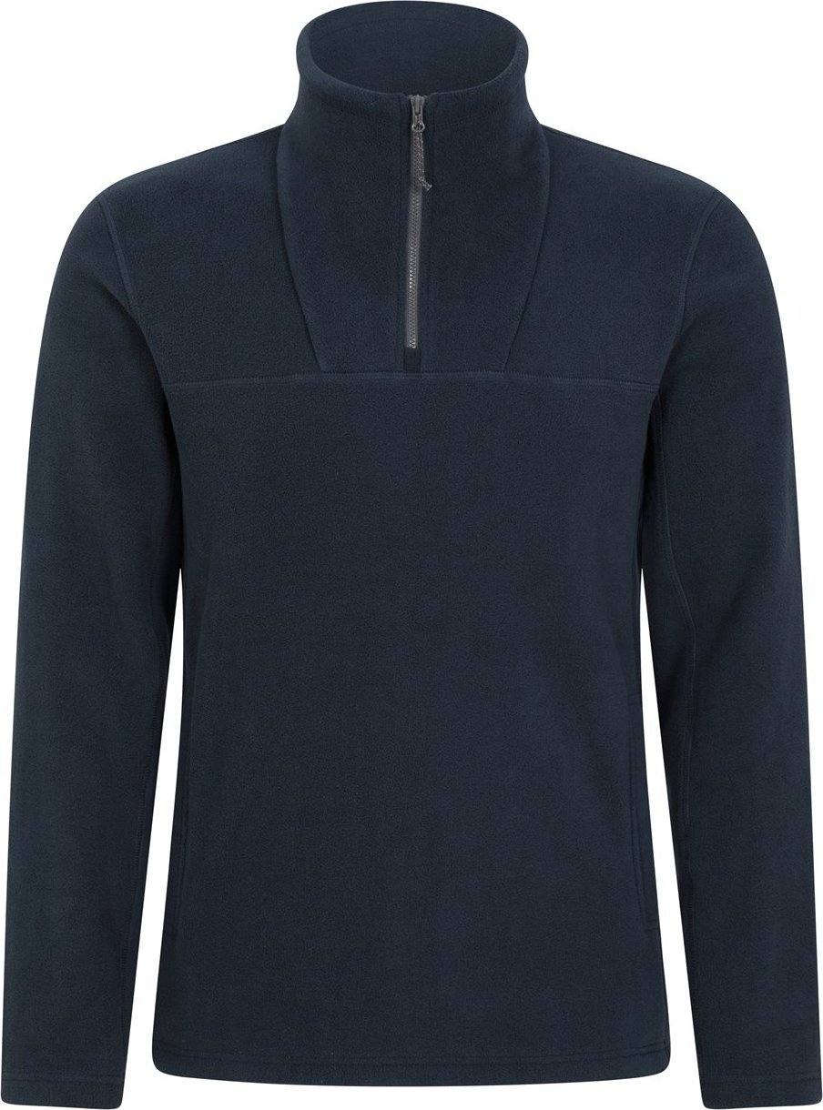 Mountain Warehouse Herren Cedar Half Zip Fleece Top (Blau)