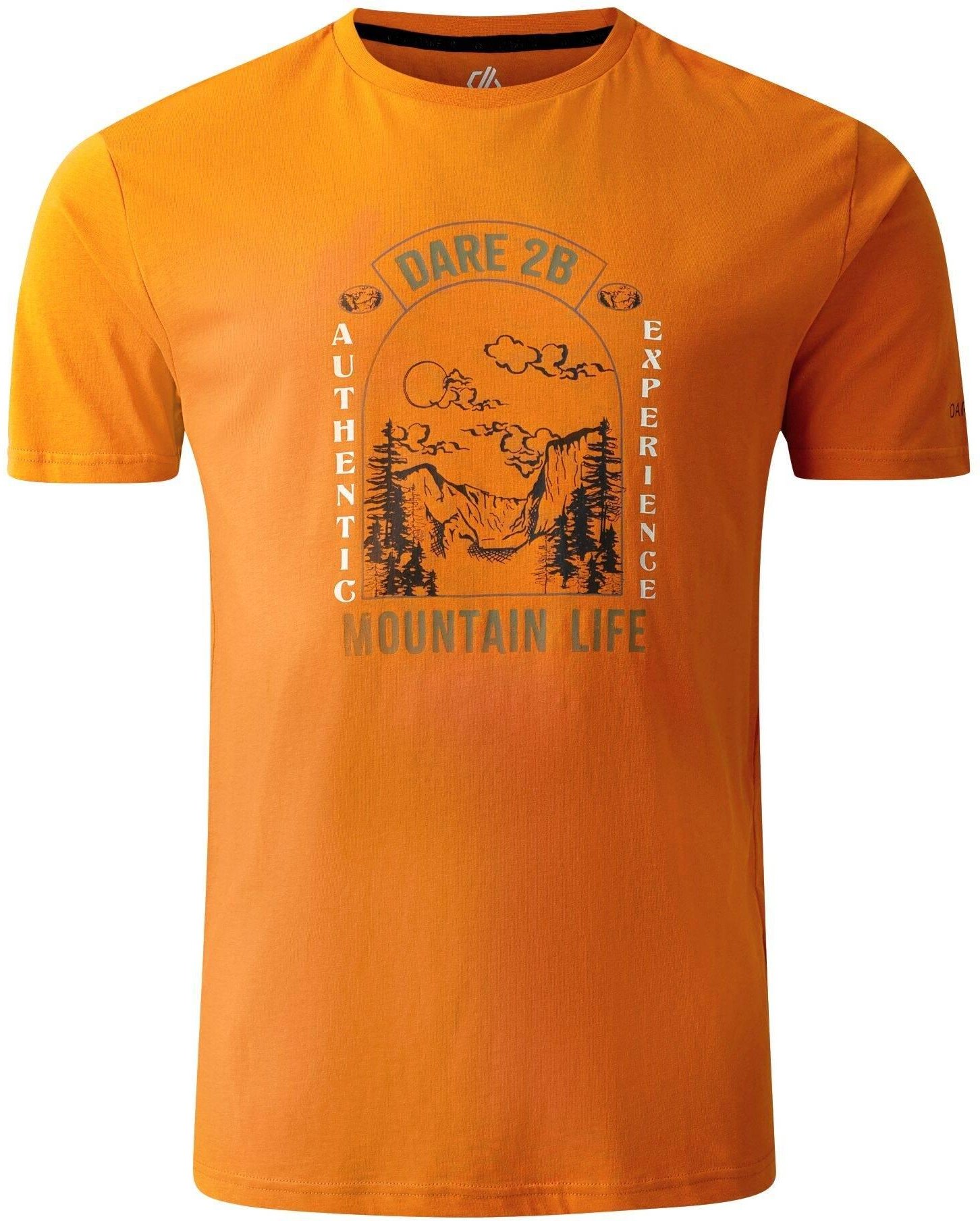 Dare 2B - "Movement III Mountain Life" T-Shirt für Herren (Wüsten Sonnengelb)