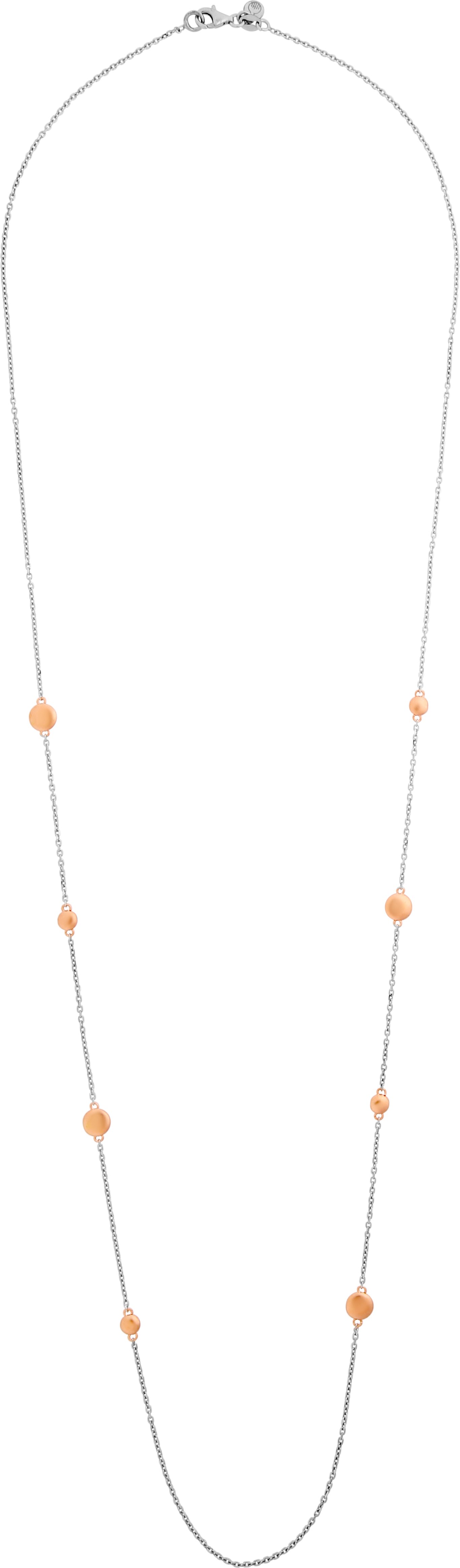 Orphelia Halskette für Damen, 925 Sterlingsilber, Silber/Rosé, ZK-7385/80