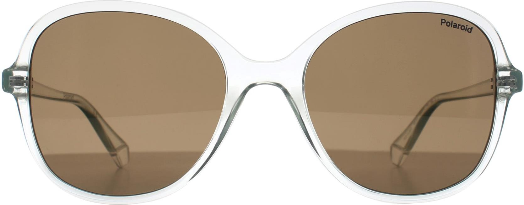 Polaroid Butterfly Damen Transparent Grau Braun Polarisiert PLD 4136/S