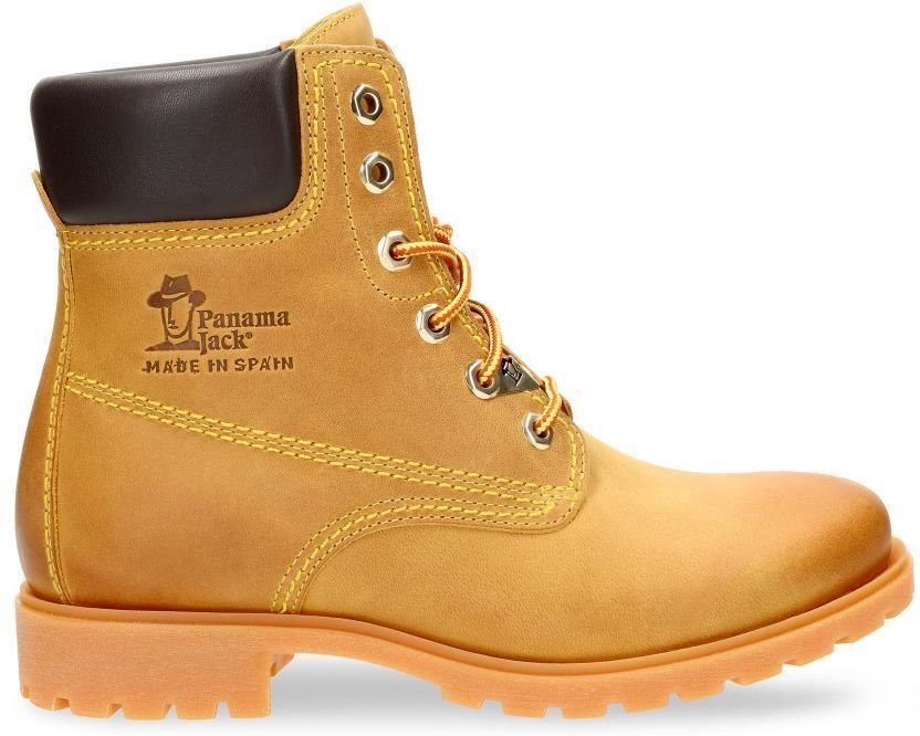 Panama Jack Damen 03 B1 Tan Stiefel Wasserdichte Lederschnürsenkel Wander-Knöchel-Chukka