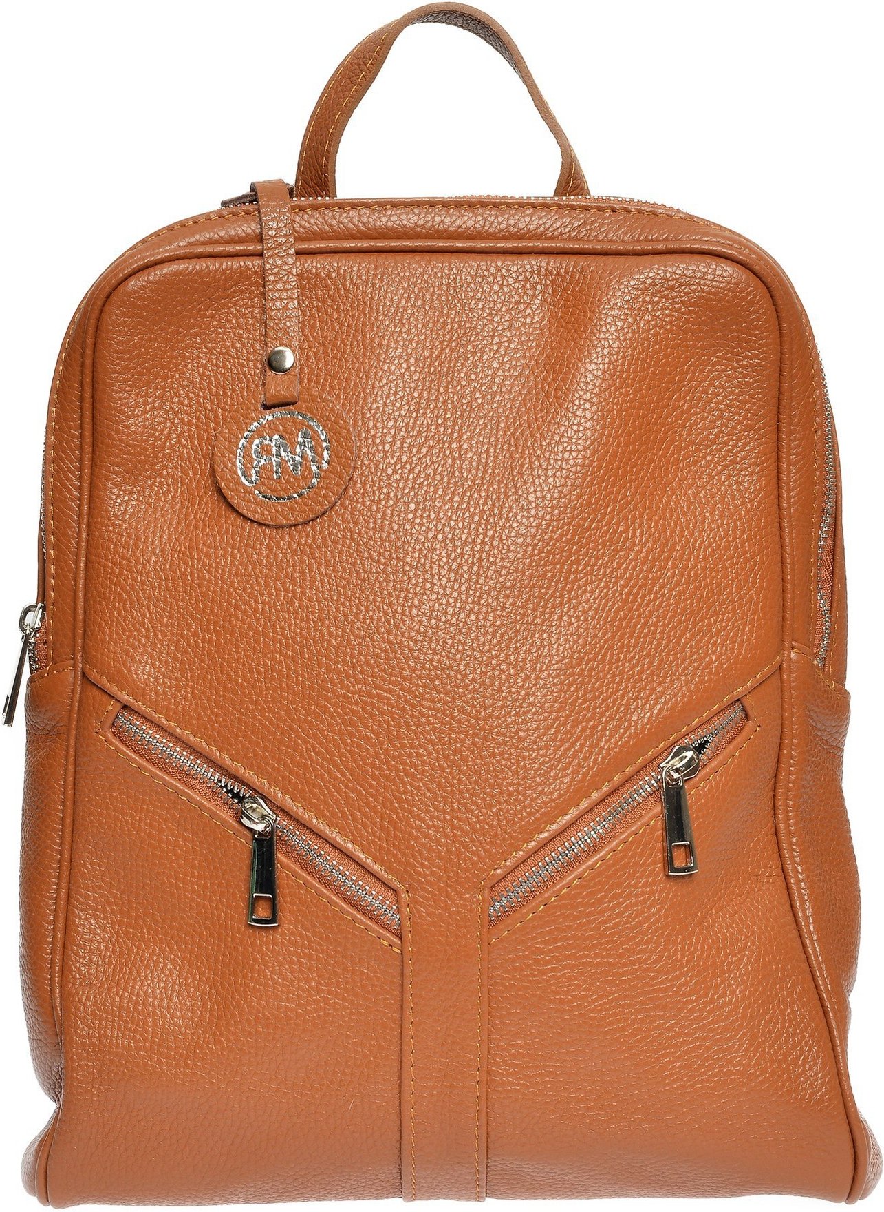 Roberta M Braunledertasche