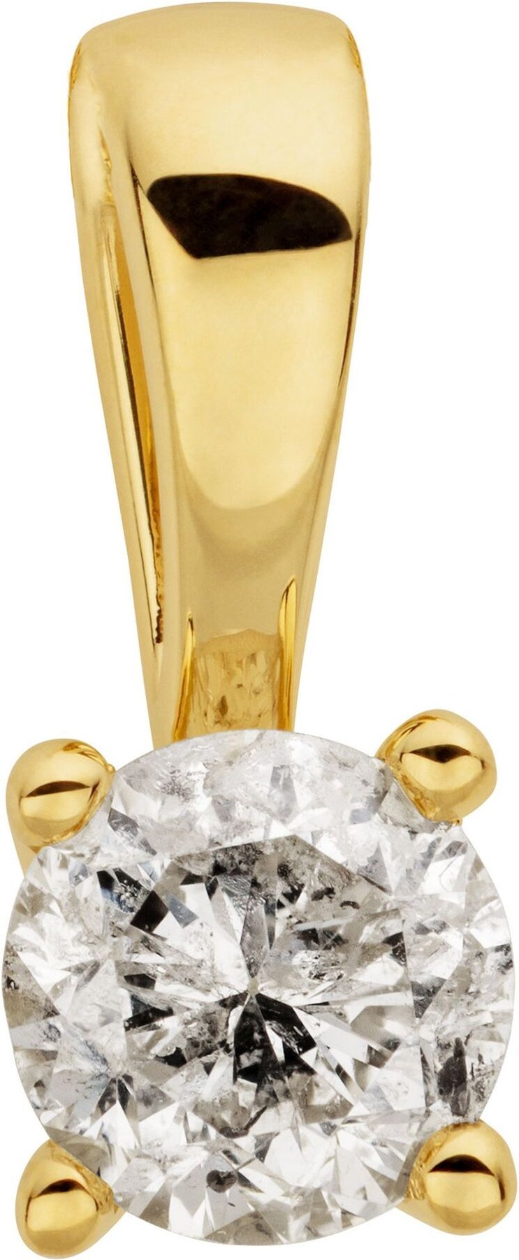 Orolino Anhänger 585/- Gelbgold Brill. 0,25ct. weiß