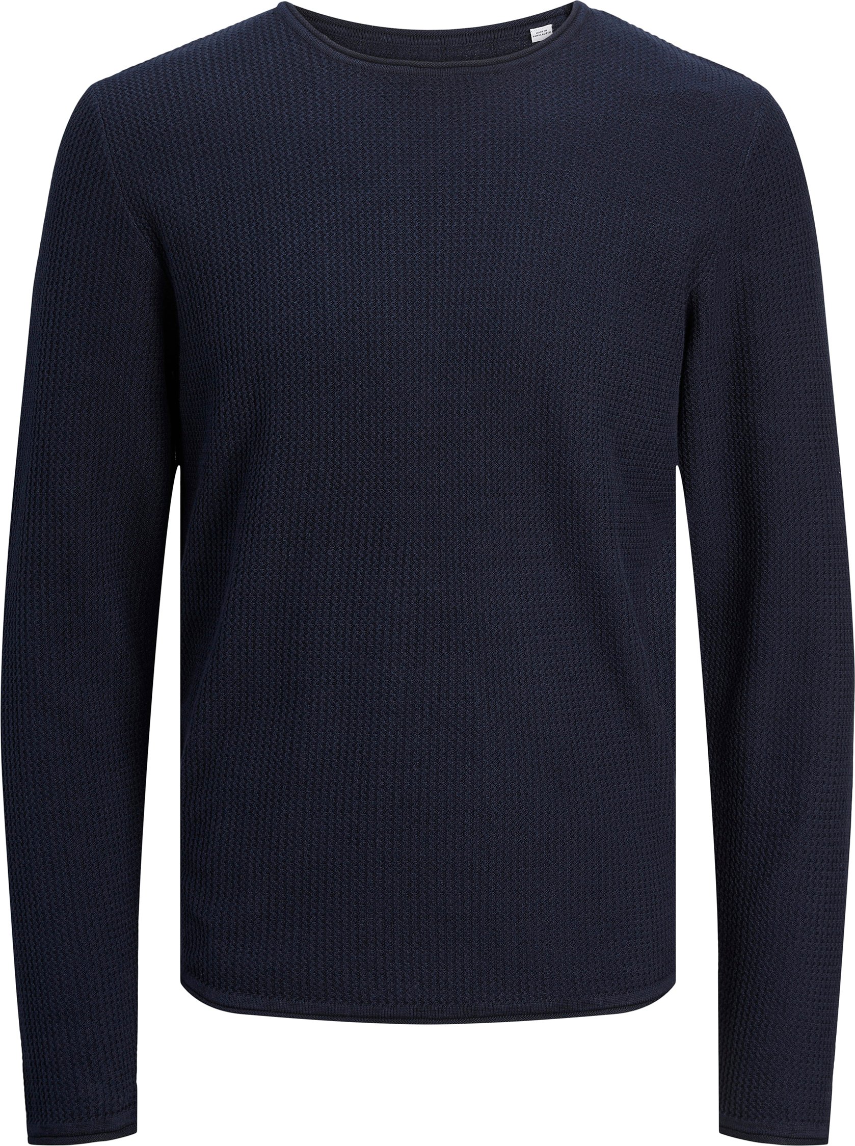 Jack & Jones Pullover Cooper Strick Rundhals Blau