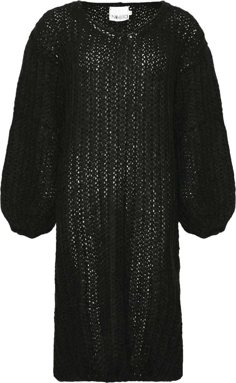 Jasmin Strickkleid in Schwarz