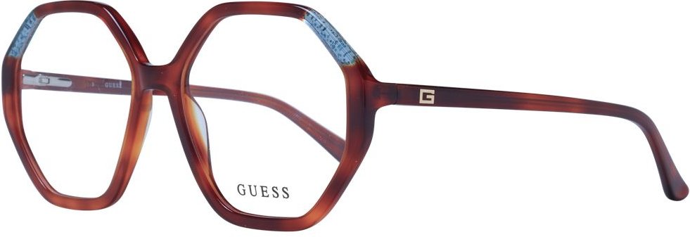 Achteckige Rahmen Brille