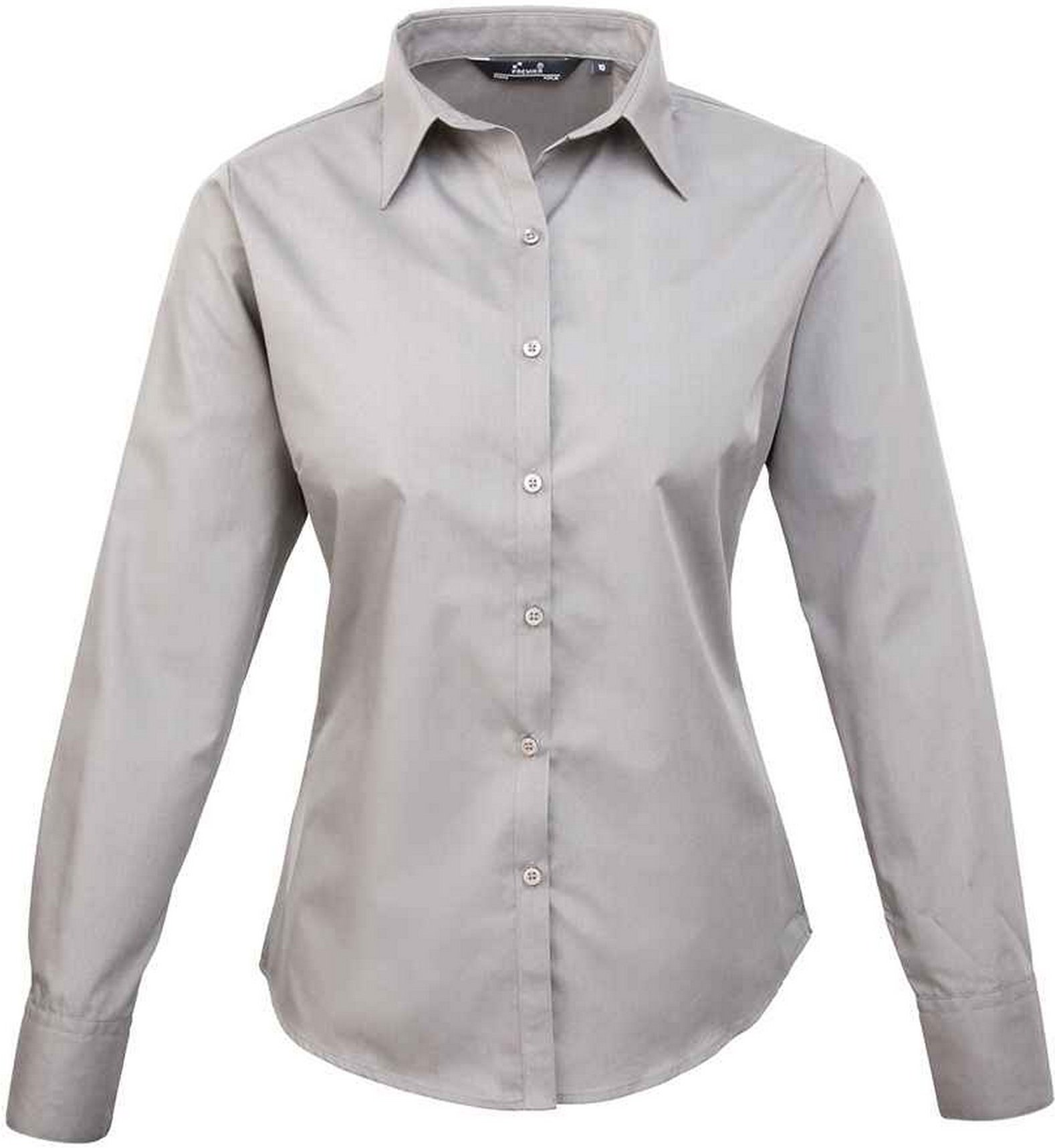 Premier - Hemd für Damen Langärmlig (Silber)