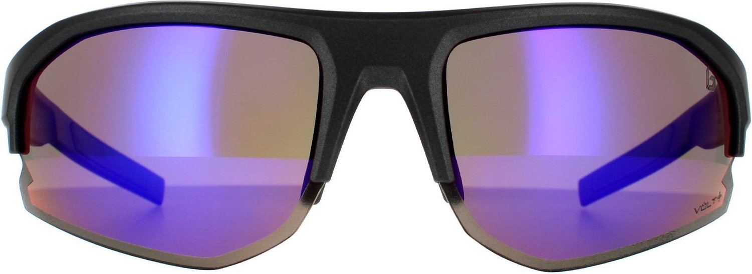 Bolle Sport Unisex Titanium Matte Volt+Ultraviolett Polarisierte Sonnenbrille