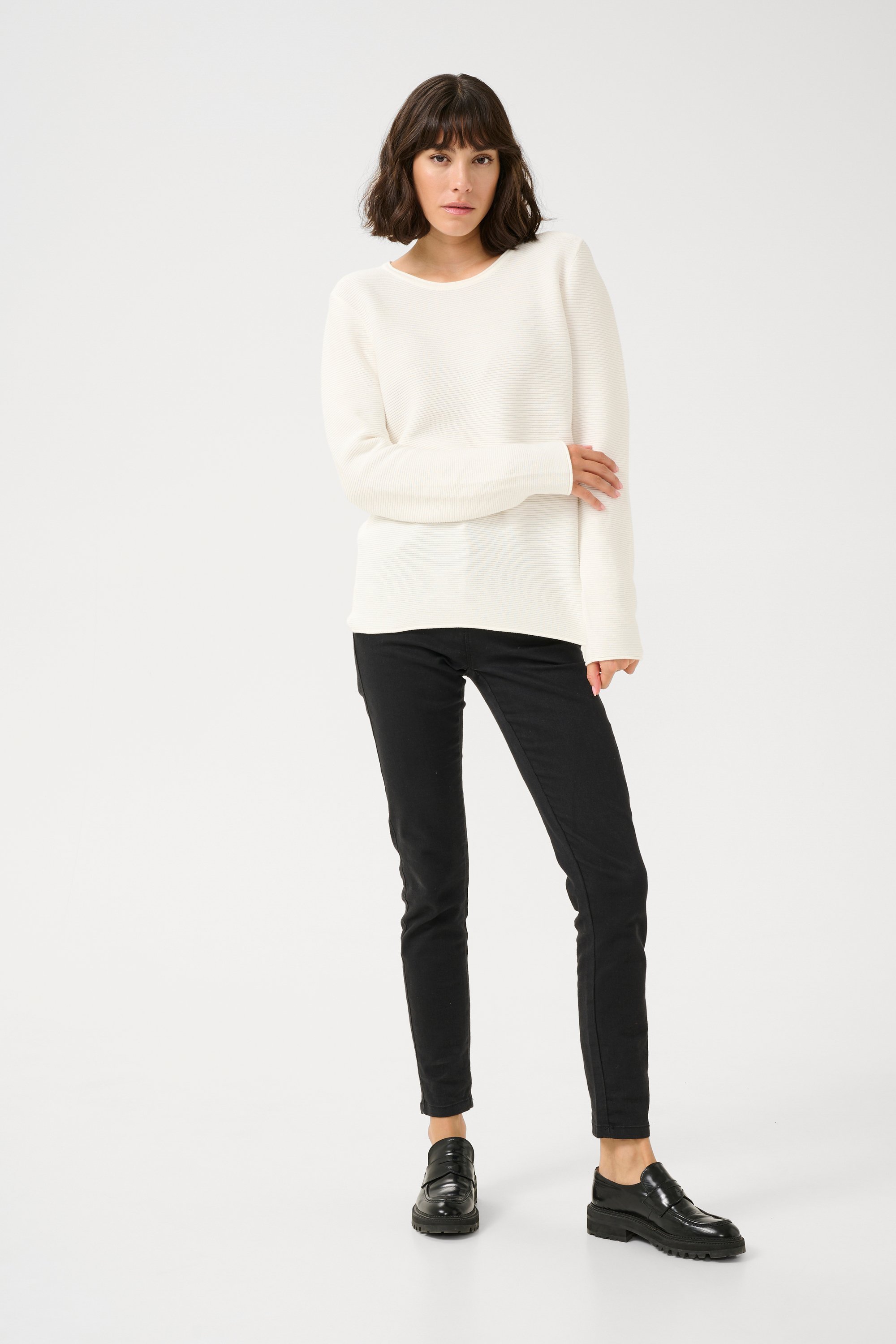 Strickpullover Regular fit white