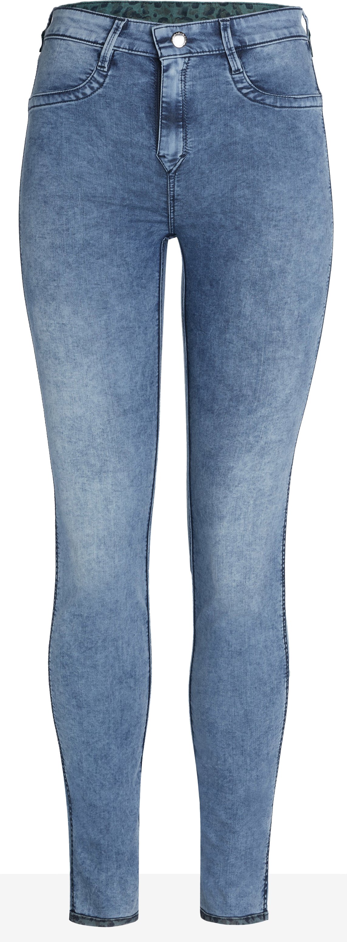 GAS Wendejeans dunkelgrün/ blau