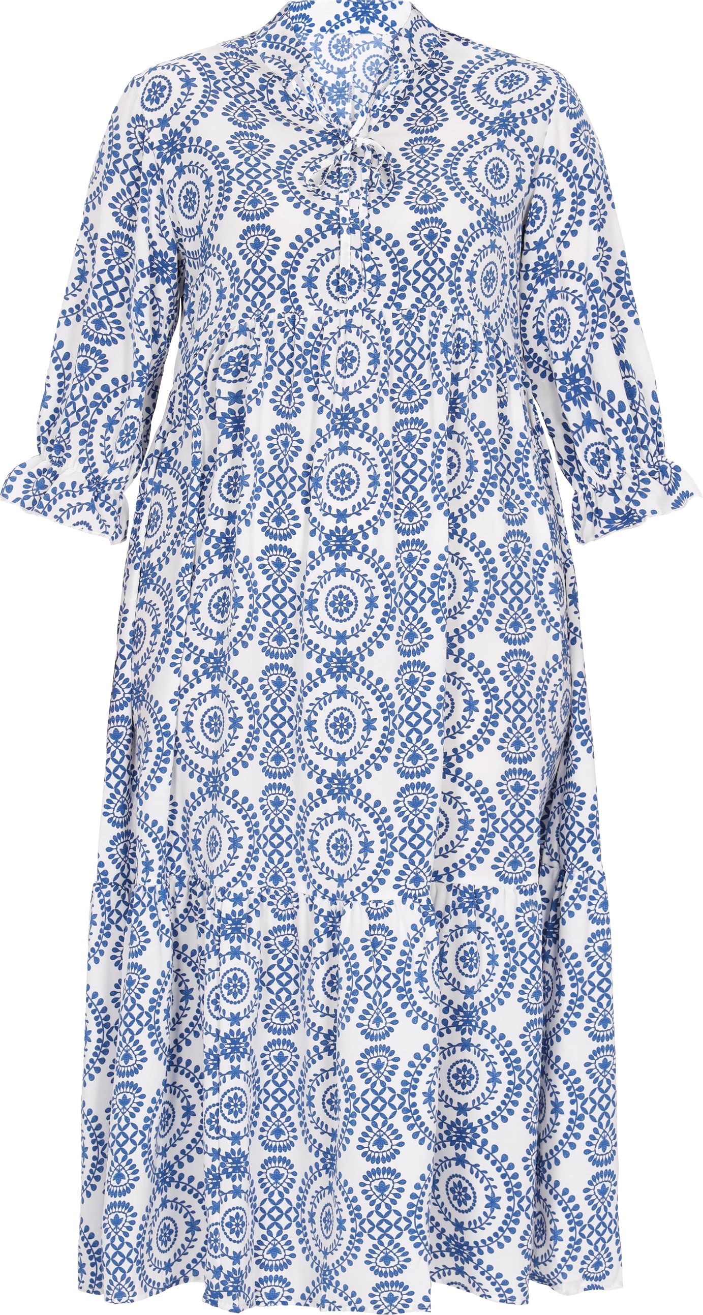 usha Kleid in großen Größen Frauen Himmelblau