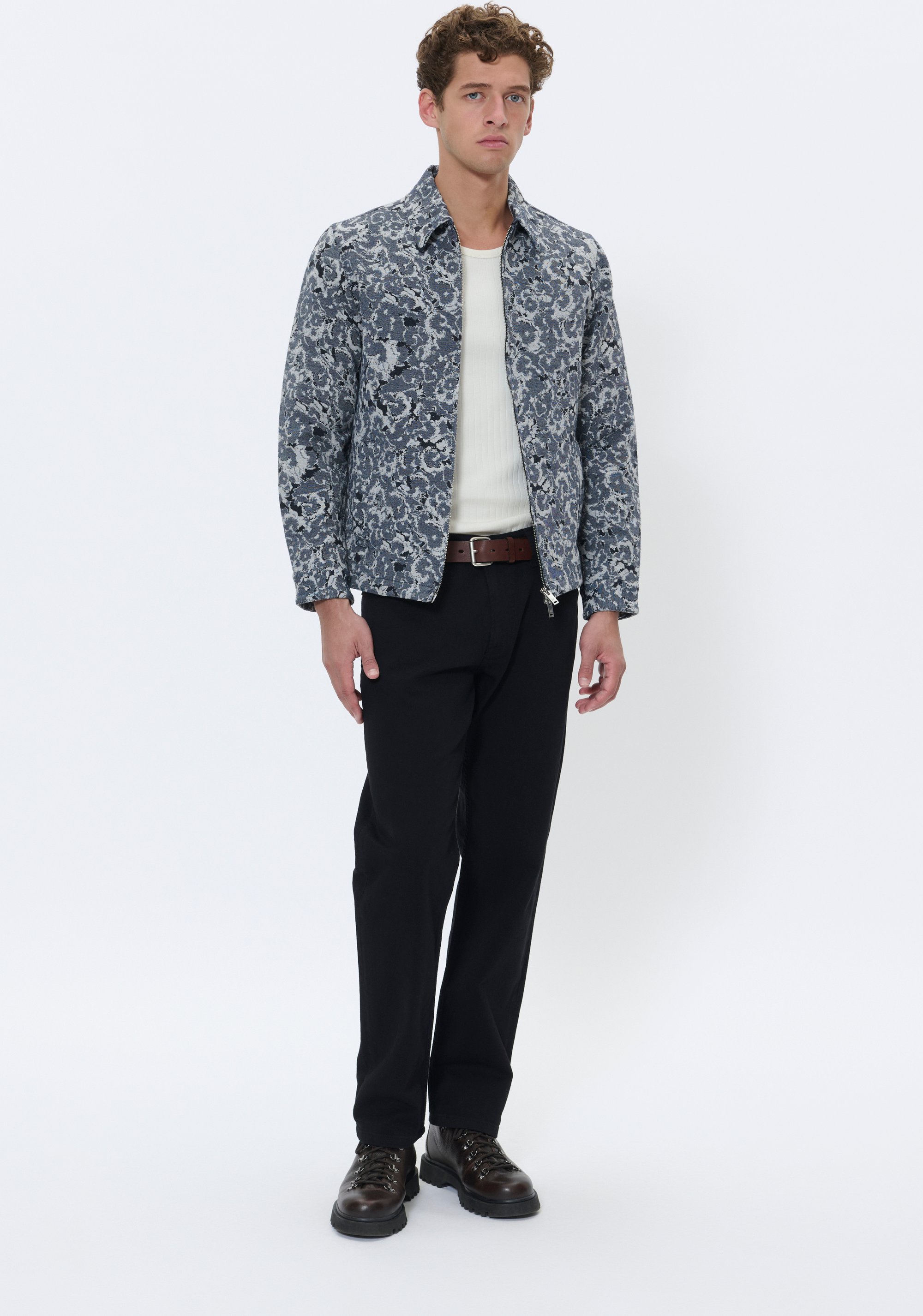 Overshirts MAbluame Gerade Passform dark navy