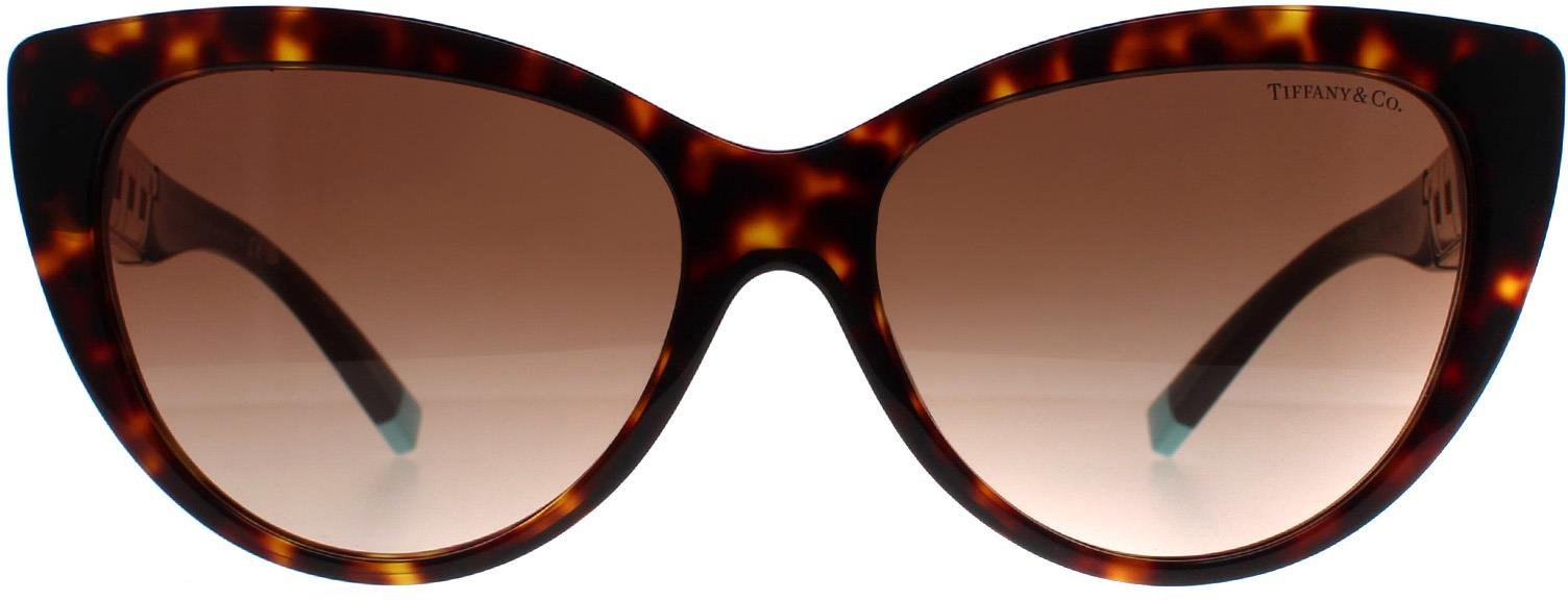 Tiffany Cat Eye Damen Havanna Braun Farbverlauf TF4196