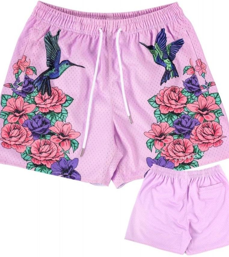 Thumbnail - Herren Plus-Size Druckshorts mit Kordelzug