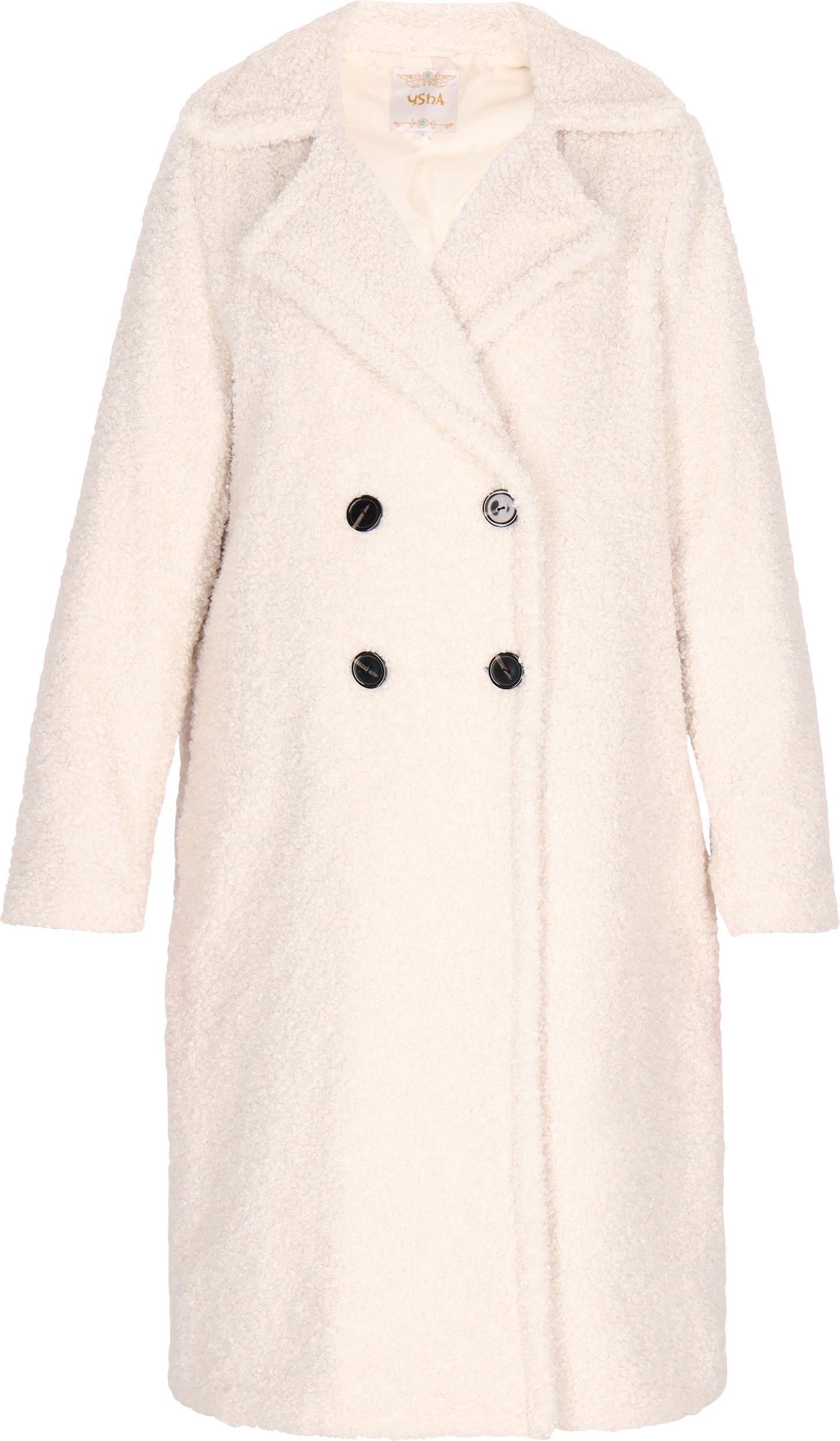 usha Kaminsims Damen Wollweiß