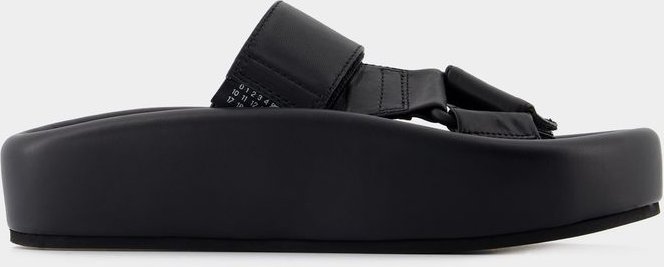 Sandalen - MM6 Maison Margiela - Leder - Schwarz