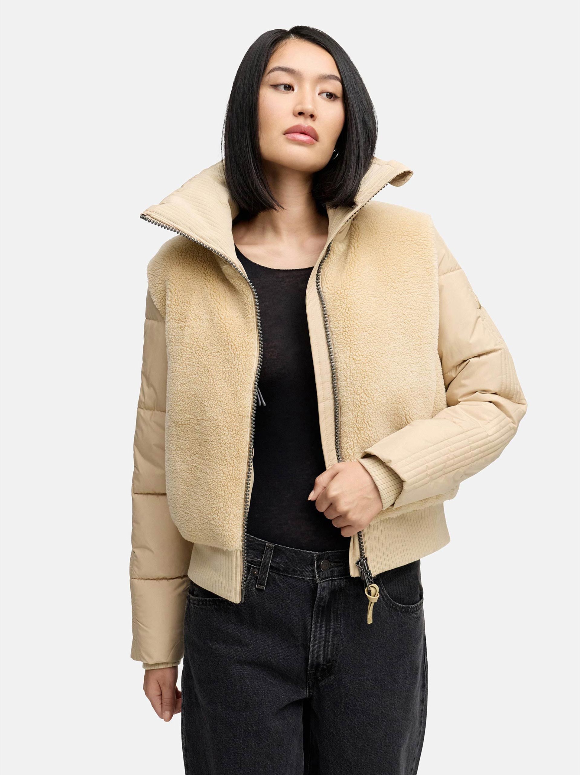 Navahoo Damen Winterjacke TEDDYZONE – trendig, warm & stylisch