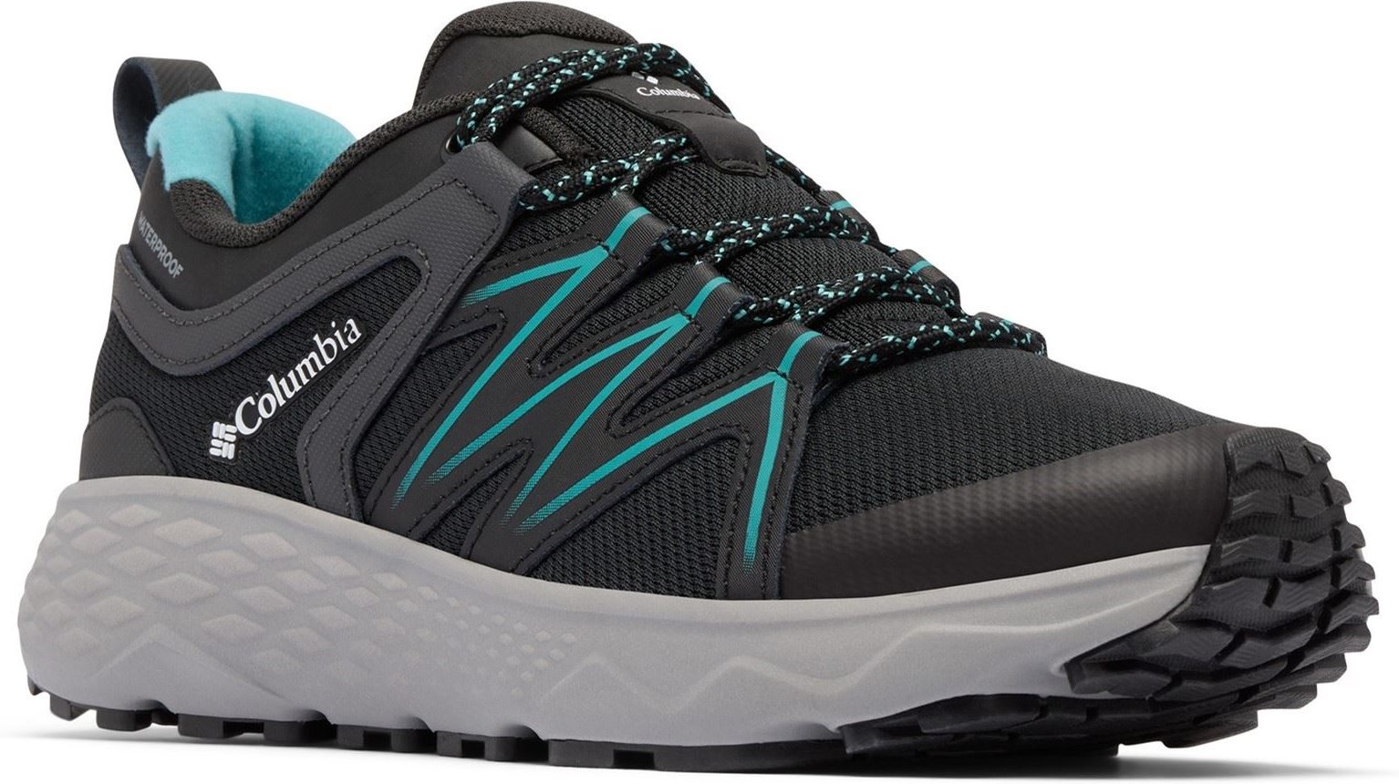 Thumbnail - Columbia Peakfreak Roam Wasserdichte Polyester Wanderstiefel für Damen Schwarz/Türkis