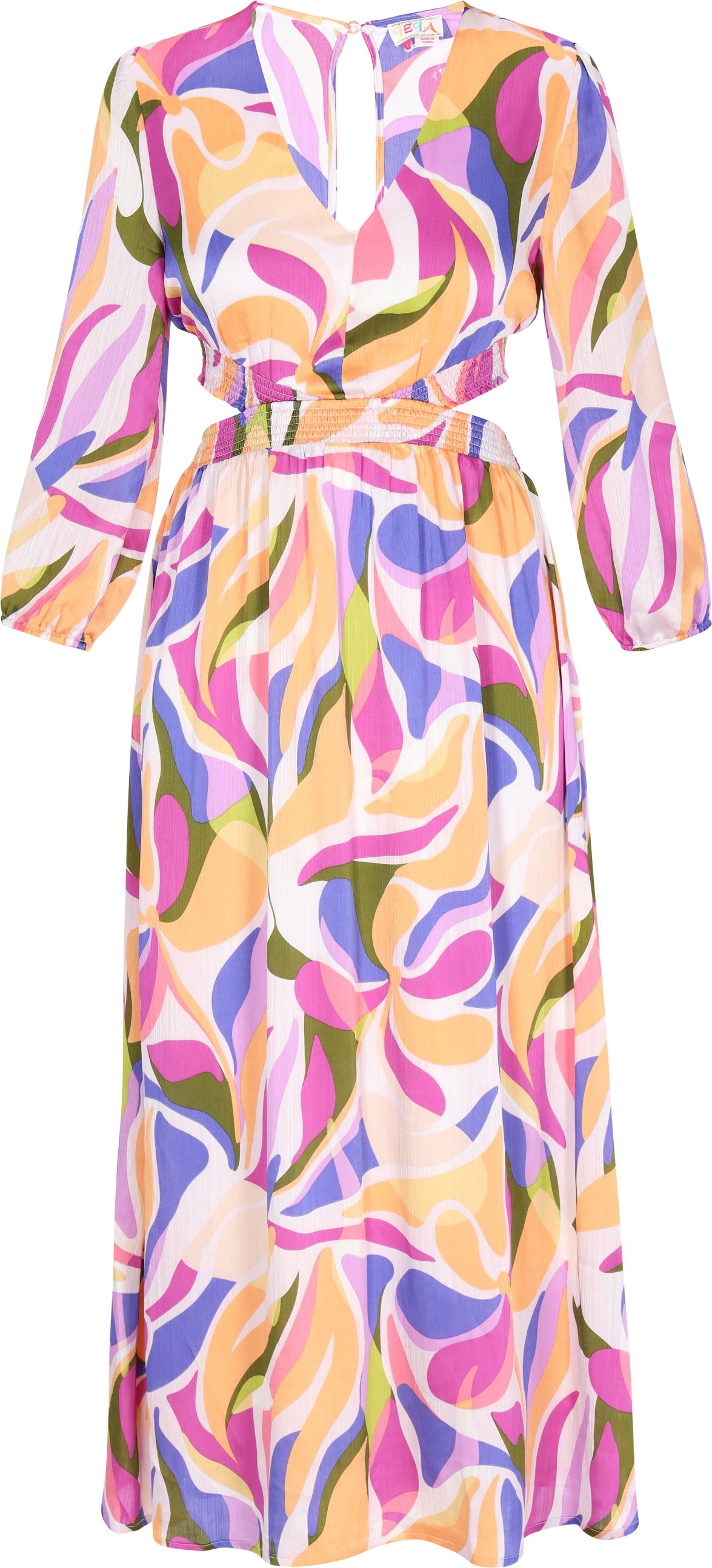 IZIA Kleid Frauen violett mehrfarbig