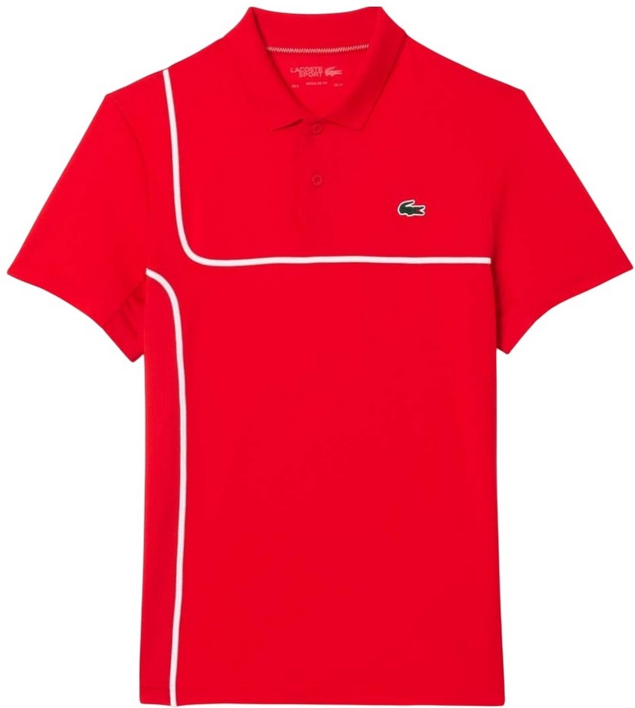 Lacoste - "Daniil Medvedev" Poloshirt für Herren - Tennis (Rot)