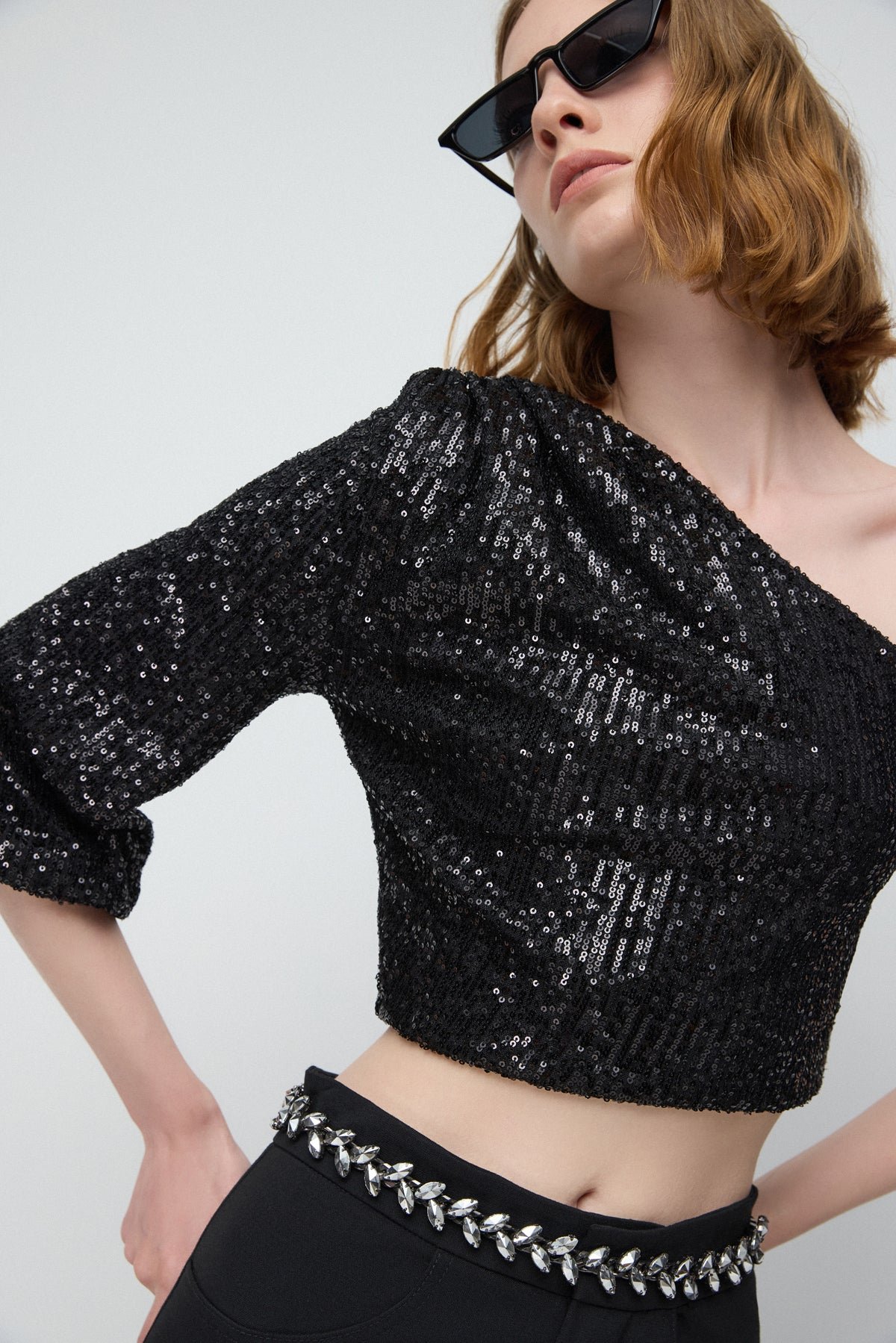 Einzelne Schulter Top