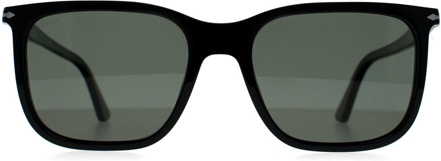 Persol PO3357S 95/58 schwarz grün polarisierte Sonnenbrille