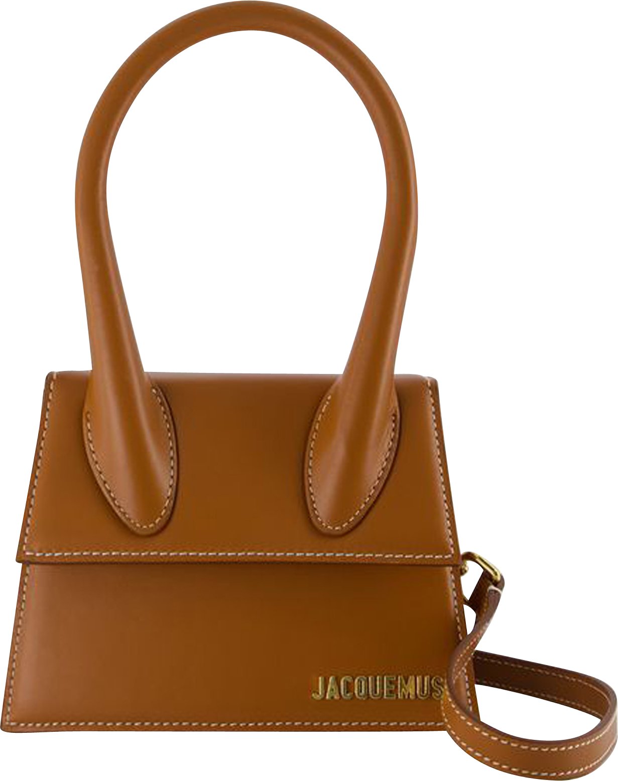 Le Chiquito Moyen Tasche - Jacquemus - Hellbraun - Leder