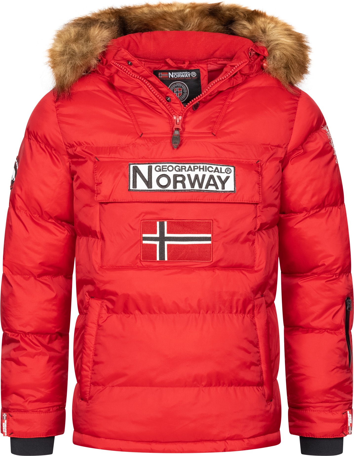 Geographical Norway Windbreaker Rot