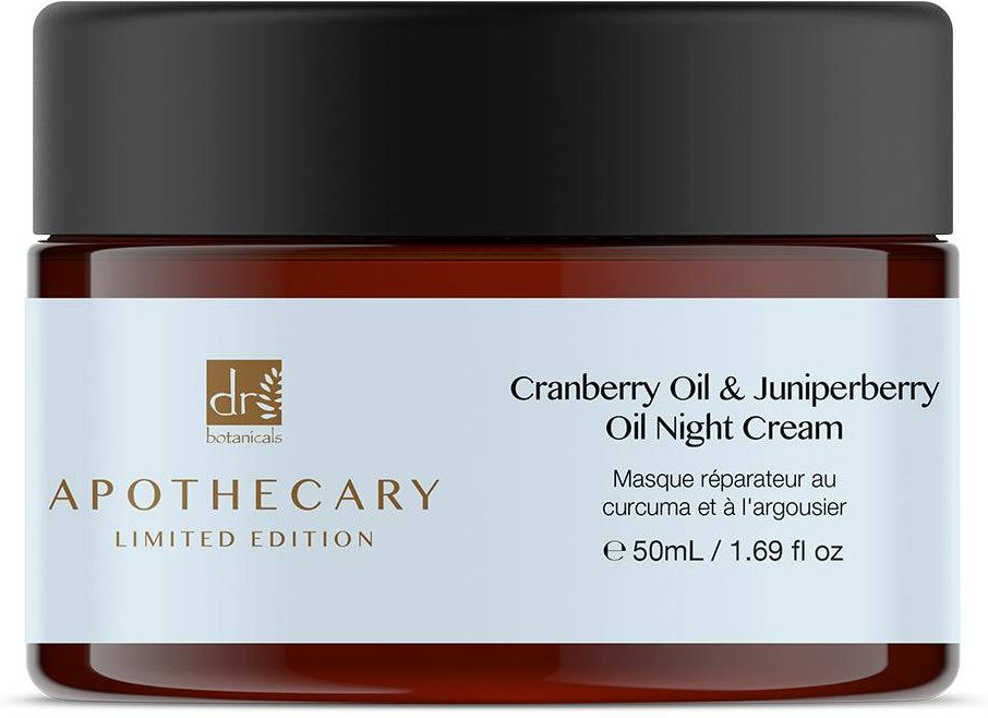 Dr Botanicals Preiselbeer-Öl & Wacholderbeeren-Öl Nachtcreme 50ml