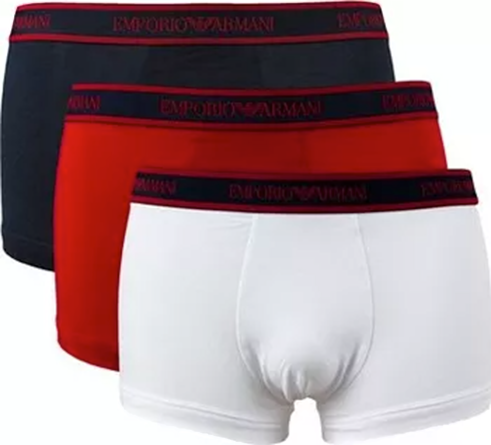 Boxer Emporio Armani Homme Pack x3 unlimitiertes Logo