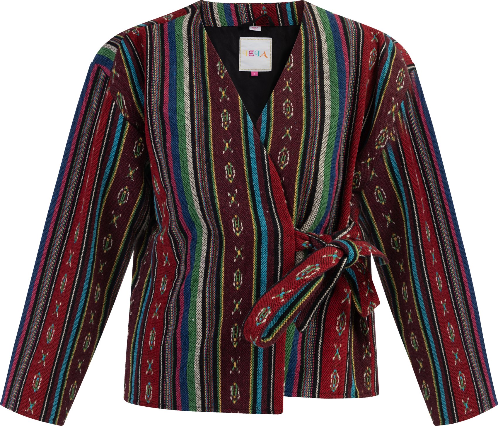 IZIA Wickeljacke Damen Mehrfarbig Schwarz