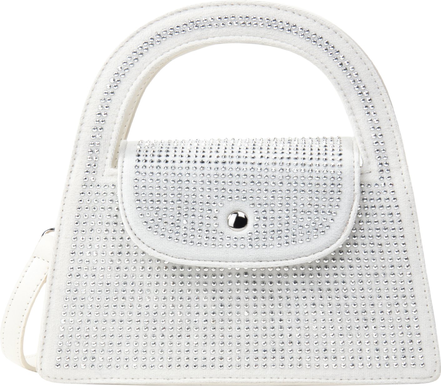 Faina Henkeltasche Damen Weiss Mehrfarbig