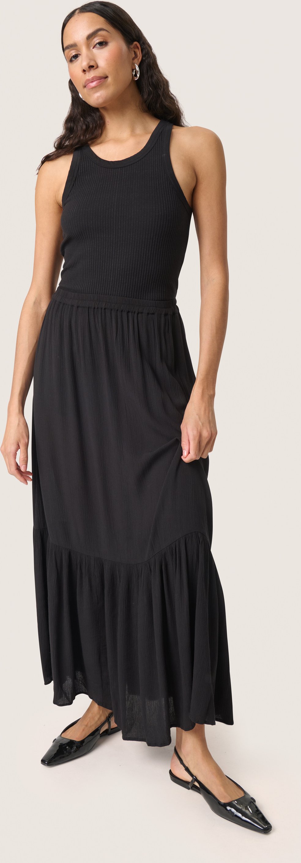 Rock Lockere Passform Blac