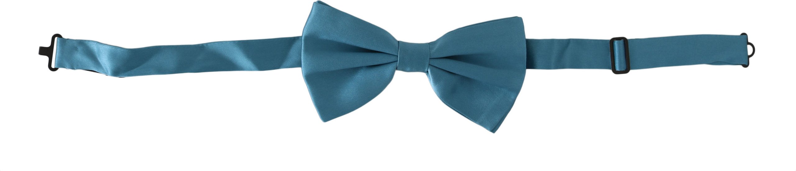 Dolce & Gabbana - Nœud papillon bleu clair 100% soie à col réglable pour homme