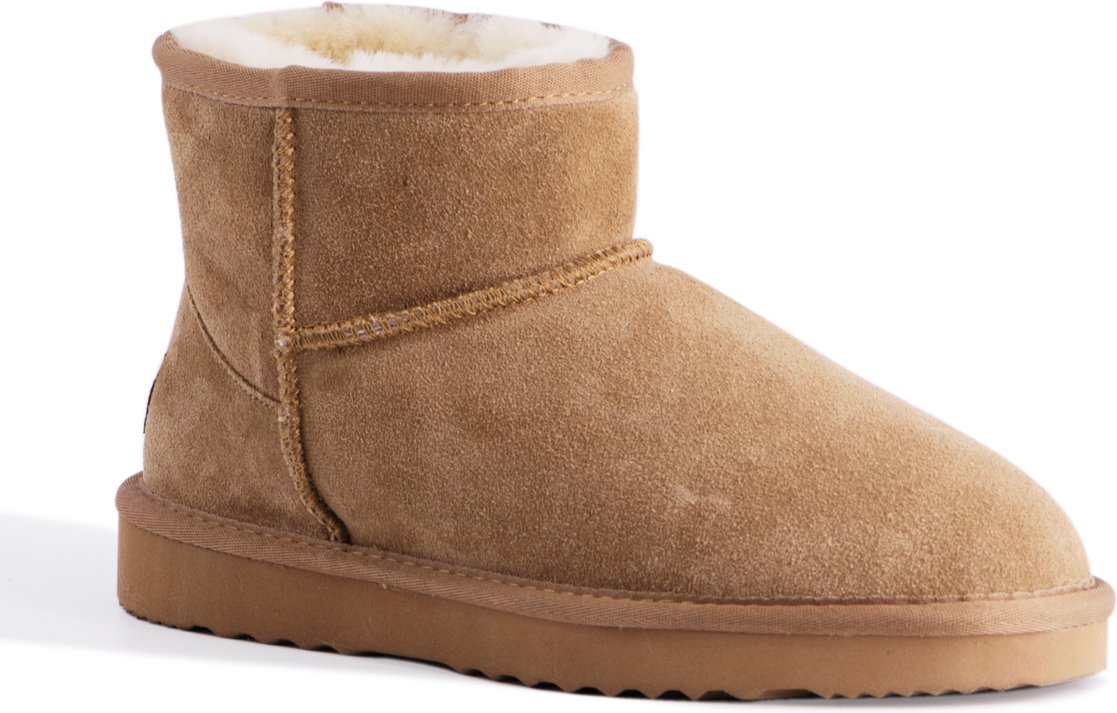Aus Wooli "Bondi" Australien Kurze Schafsleder-Stiefelette, Tan