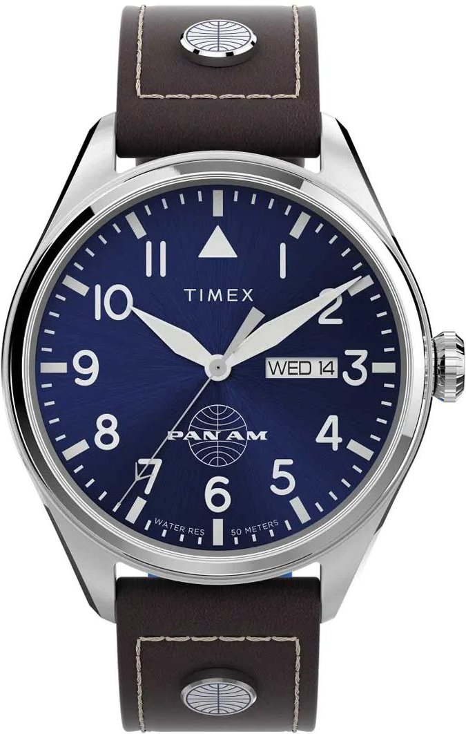 Timex Pan Am Herrenbraun Uhr TWG030100