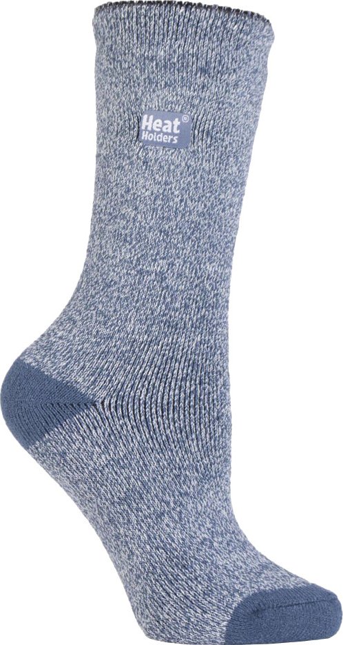 Heat Holders Lite - 3 Paar Frauen Thermosocken für den Winter | Dünne & warme Socken für elegante Socken - Denim