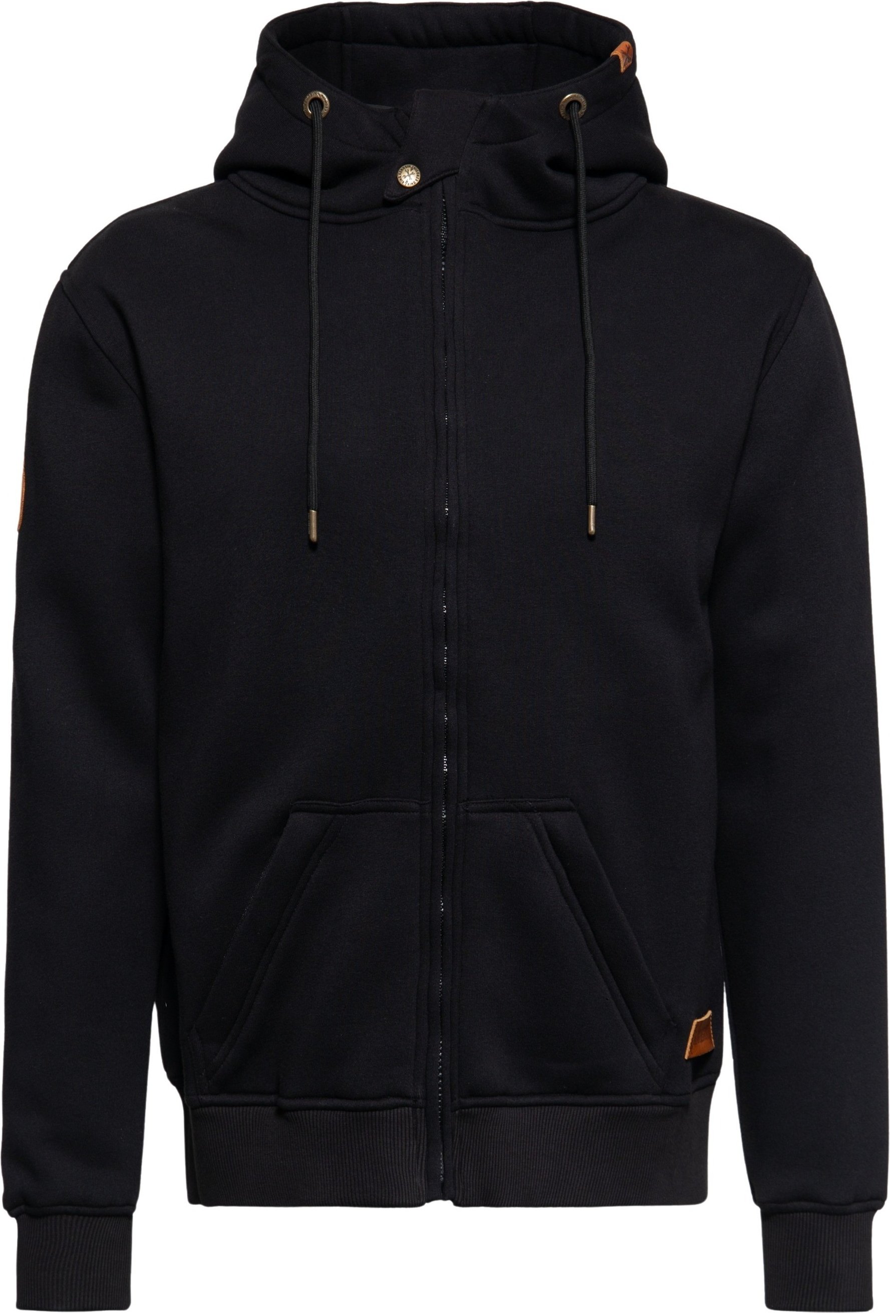 King Kerosin Herren Outdoor Sweatjacke K.K. Adventure Gear schwarz