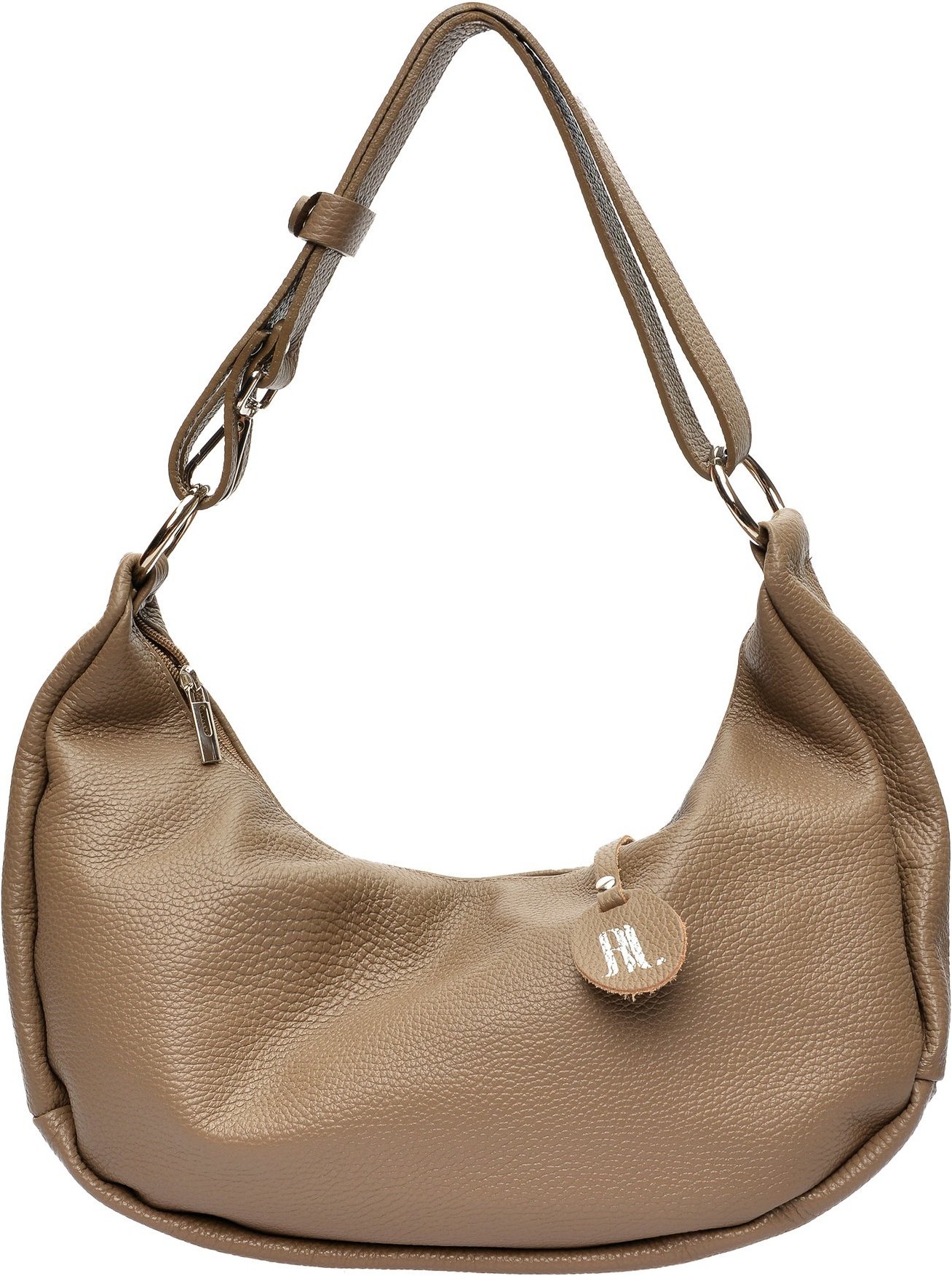 Anna Luchini Beige Leder Tasche
